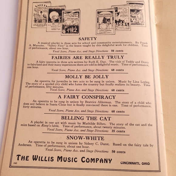 Tomboy Jo / Junvenile Operetta in One Act / 1935 / Vintage - Picture 10 of 11